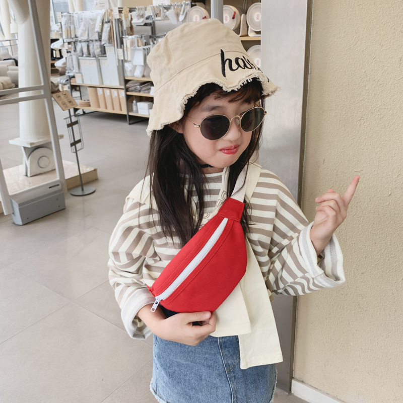 Korean Style Children's Bag 2020 New Casual Waist Bag Girls' Shoulder Bag Fashionable Boys' Baby Crossbody Chest Bag