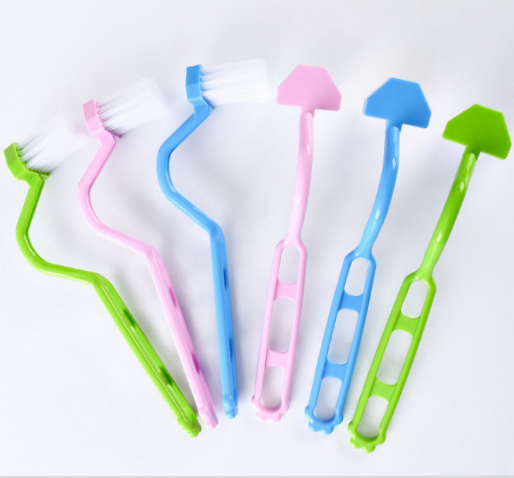 Cleaning brush small toilet brush V-shaped cleaning brush children's toilet brush V-shaped toilet brush factory direct sale