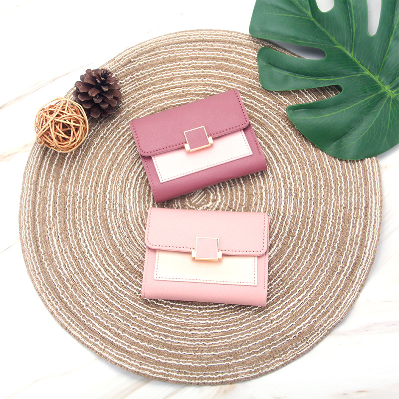 New Women's Wallet Fashion Casual Women's Short Three-fold Wallet Coin Purse Clutch Bag Card Bag Women's Wallet