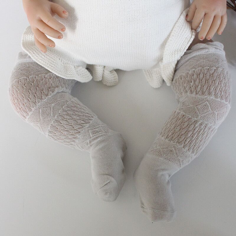 2020 Summer mesh cotton baby stockings baby knee stockings baby mosquito socks children 0-1-3 years old