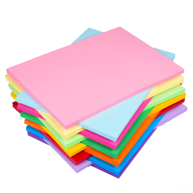 Puree A4 color hard cardboard a4 cardboard hard thickened color Cardboard Cardboard DIY handmade postcard paper