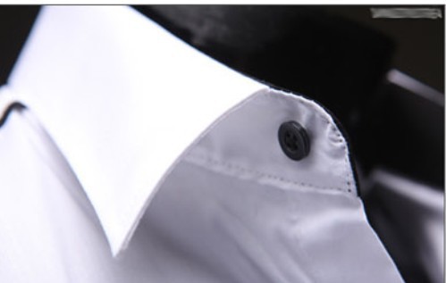 Foreign Trade New Slim-fit Cut Distinctive Rim Men's Casual Long-sleeved Shirt Large Size Men's Fashion 5902