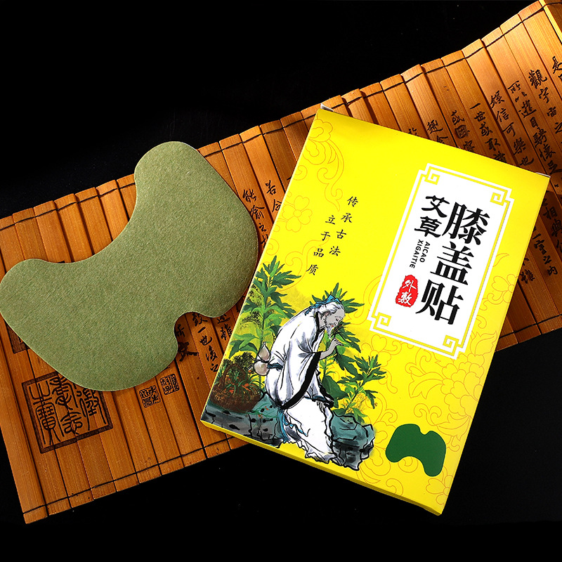Factory wholesale Wormwood knee plaster self-heating moxibustion plaster Wormwood moxibustion cervical spine plaster home moxibustion lumbar plaster
