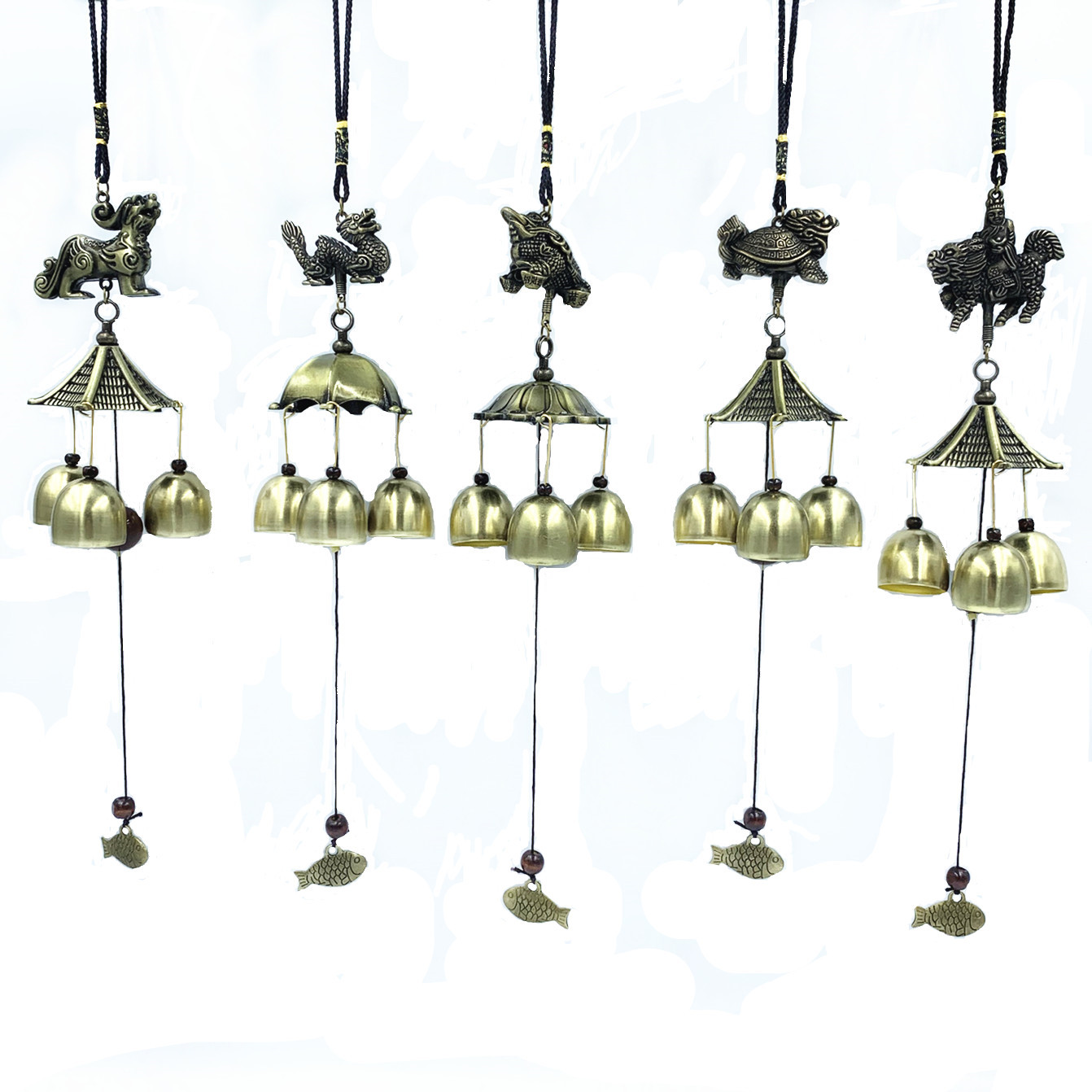 Factory Direct Supply Yunnan Tourism Antique Metal Bell Copper-Zinc Alloy Accessories Hanging Yunnan Craft Gifts
