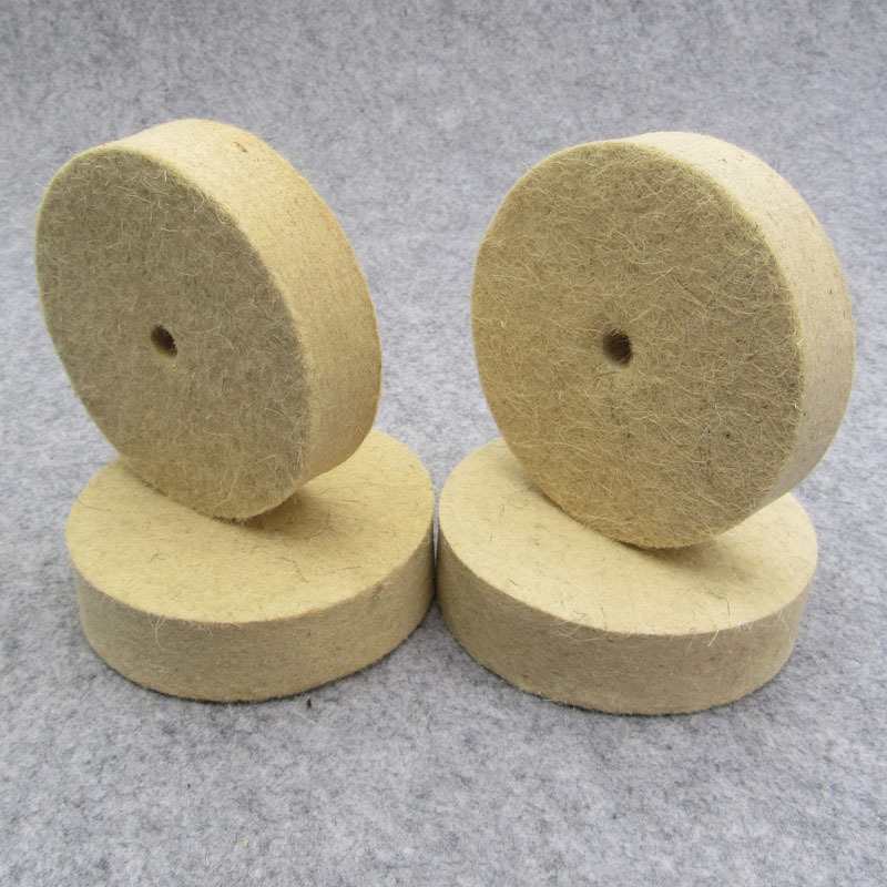 3 inch 75mm wool wheel table mill accessories mirror 4 inch 100 metal polishing wheel diameter thickening and hardening