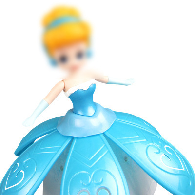 Cross-border hot sale children's rotating dancing Princess light music dancing doll dancing princess doll factory direct sales