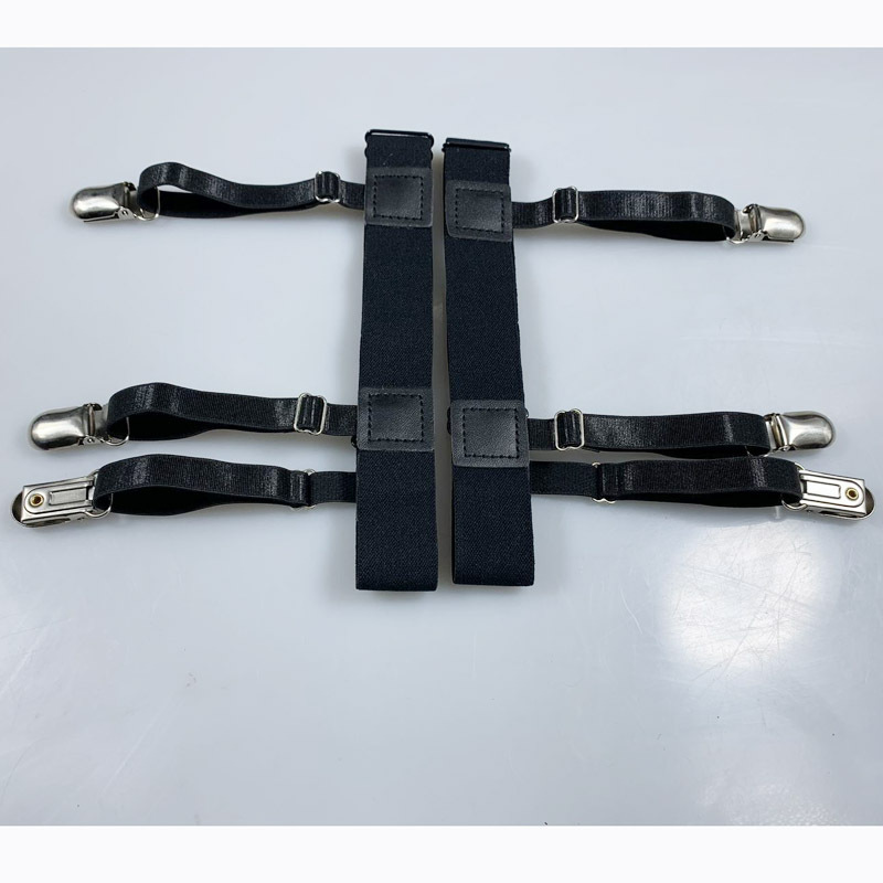 Factory direct shirt anti-wrinkle ring leg garter clip thigh ring garter belt men's and women's shirt anti-wrinkle shirt clip