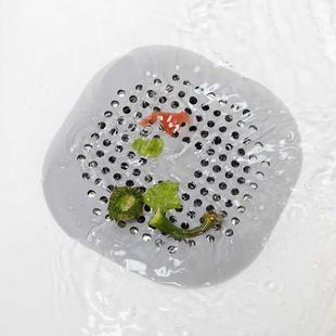 Sewer floor drain plug with suction cup floor drain mat kitchen bathroom anti-blocking hair filter