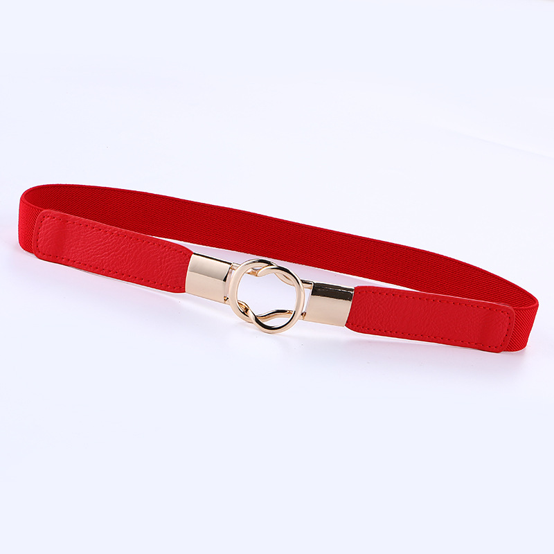 European and American Cross-border Fashion Elastic Belt Women's Dress All-match Elastic Waist Seal Decoration All-match Elastic Belt