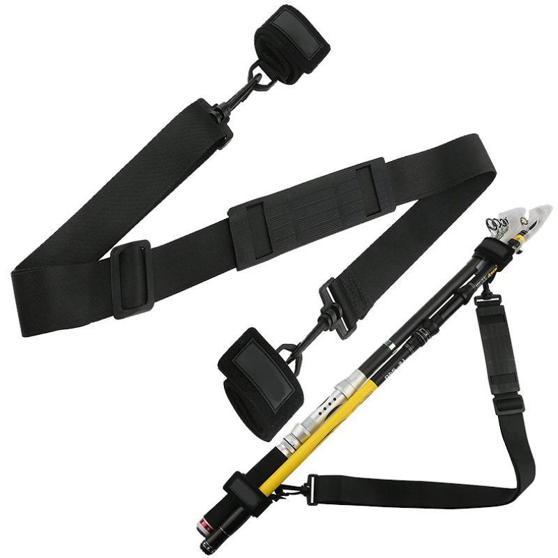 New Luya Rod Strap Fishing Rod Shoulder Strap Fishing Rod Velcro Strap Fishing Rod Portable Fishing Rod Strap Shoulder Strap