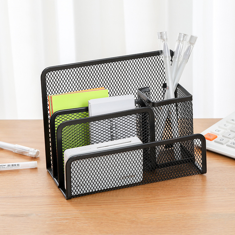 Student Creative Pen Holder student fashion stationery large capacity multifunctional pen holder office supplies storage box simple