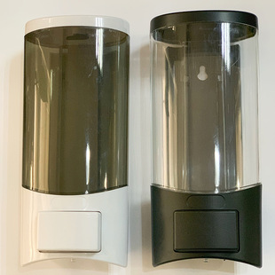 Hotel shampoo bath waterproof hand sanitizer box wholesale 500ml manual Press wall mounted plastic soap dispenser