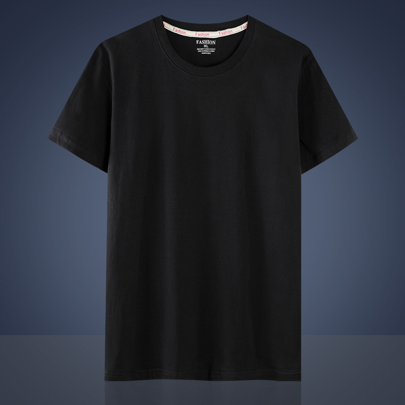 Factory direct supply 26 cotton short sleeve T-shirt men and women solid color blank shirt Tide brand ins spot wholesale supply