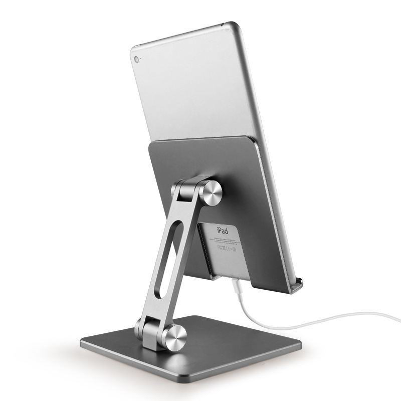 Tablet PC Stand Aluminum Alloy Folding Portable Elevated Stand Suitable for IPad Computer Lazy Desktop Stand