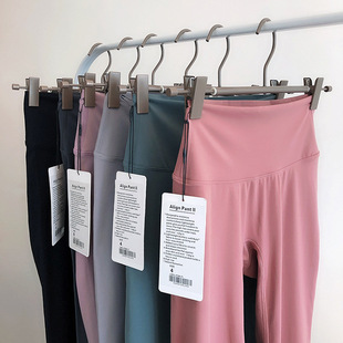 [soft naked feeling] no embarrassment line high waist lulu original yoga pants hip tight fitness Pilates pants