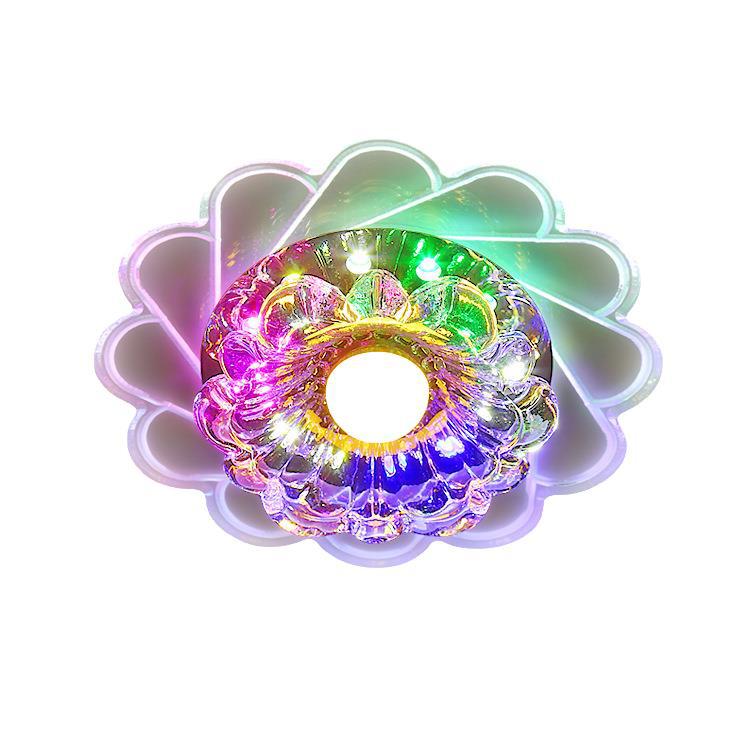 Aisle light led Corridor light hallway spotlight crystal ceiling light round simple modern ceiling living room Downlight
