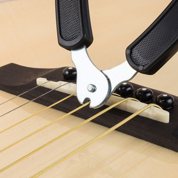 Guitar String Rewinder Folk Guitar Winding Tool Cutting String Rewinder Three-in-One Tool Guitar Accessories