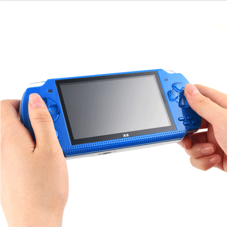 X6 携帯ゲーム機 4.3 大画面 128 ビットレトロアーケードゲームヴィンテージ Psp スタイルポータブルゲームコンソール|undefined