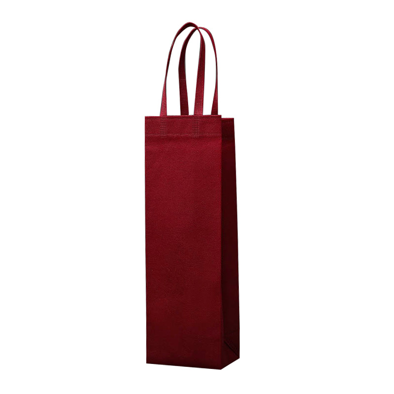 in stock Wine Gift Bag Single Bottle Wine Packaging Bag Portable Single and Double Non-woven Wine Bag