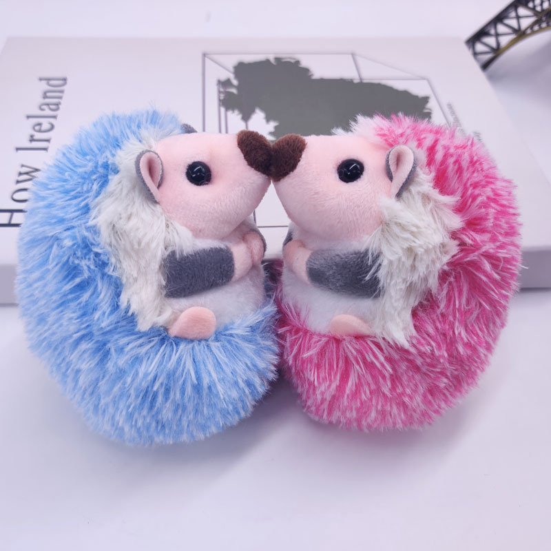 Little Hedgehog Plush Toy Doll Pendant Keychain Cute Creative Gift Mini Hanging Accessories Car Bag Gift