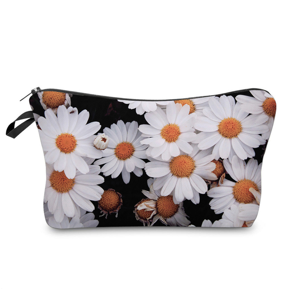 2020 New Amazon Hot Selling Daisy Makeup Bag Multi-functional Women Dumpling Makeup Bag Storage Wash Bag