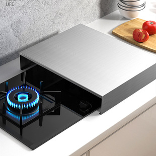 Kitchen Storage Rack Gas Stove Stainless Steel Cover Cover Induction Cooker Bracket Gas Stove Rack Base