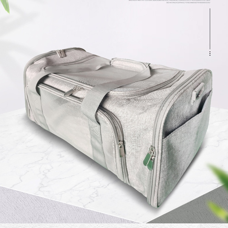 Factory Direct Portable Pet Bag Single Shoulder Crossbody Outgoing Pet Bag Foldable Comfortable Breathable Pet Bag