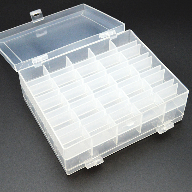 25/36/50 grid bobbin set transparent storage box household sewing machine bottom bobbin metal bobbin