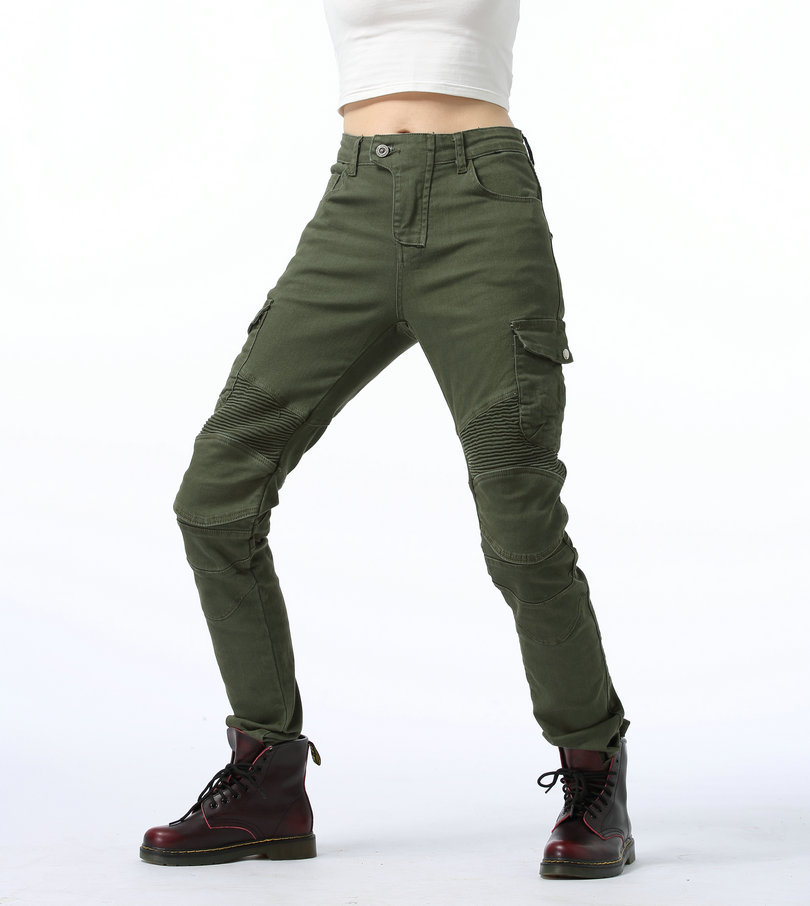 Factory direct female knight multi-bag overalls motorcycle pants motorcycle jeans motorcycle racing pants
