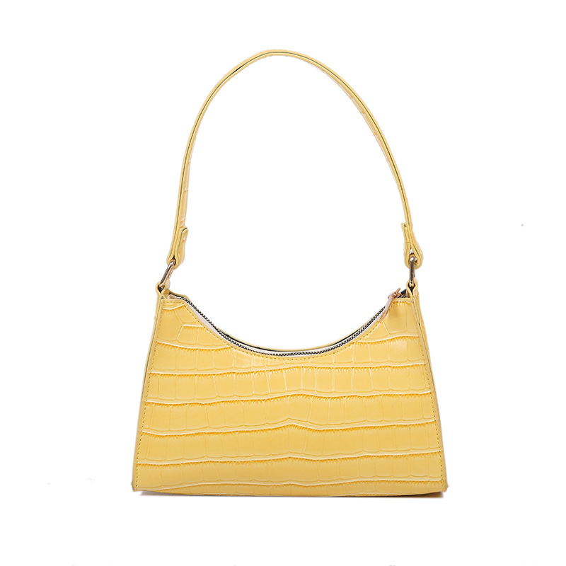 Autumn Crocodile Pattern Underarm Bag 2021 Women's Bag New Style Bag Women's Cross-border Single-shoulder Bag Women's Bag Small Crowd Bag Women's Bag