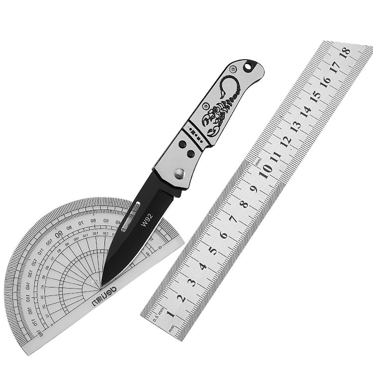 New outdoor folding knife stainless steel camping survival knife knife household fruit Mini survival outdoor knife