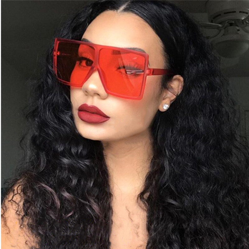 amazon2020 cross-border European and American ins large frame trendy men's sunglasses box metal hinge 17059 sunglasses women