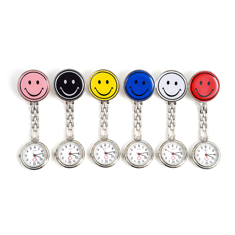 Silicone Doctor Nurse Watch Gift Fashion Nurse Watch Student Examination Pocket Watch Creative Clip Chest Watch Pocket Watch
