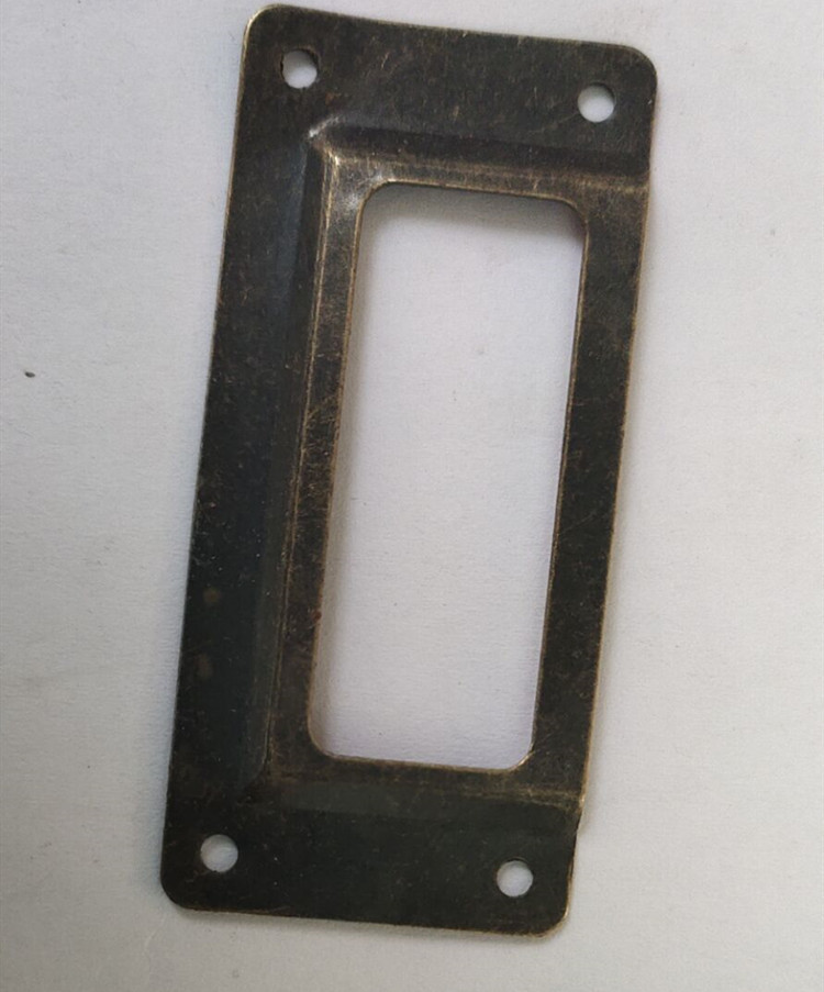 Antique label frame business card frame decorative frame gift box frame iron frame handle Qinggu 70*33mm