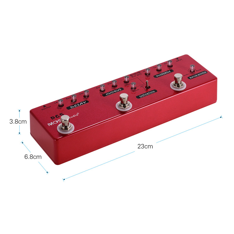 Moskyaudio Dc5 電子商取引オフィスで人気のマルチインワン エフェクト ペダル カルチャー/楽器アクセサリー/パーツ|undefined