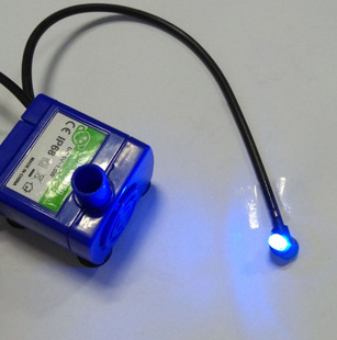 Mute AC water pump DC water pump water shortage power off water pump LED light double color light water pump