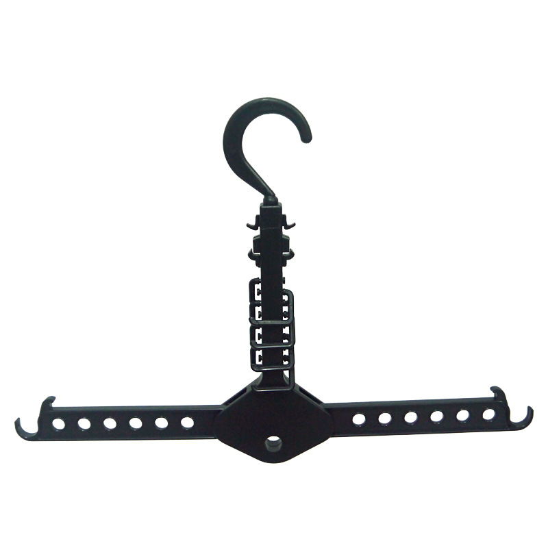 Creative Multi-functional Magic Hanger Pants Rack Plastic Children's Clothes Support Storage Folding Drying Hanger Collar Rack