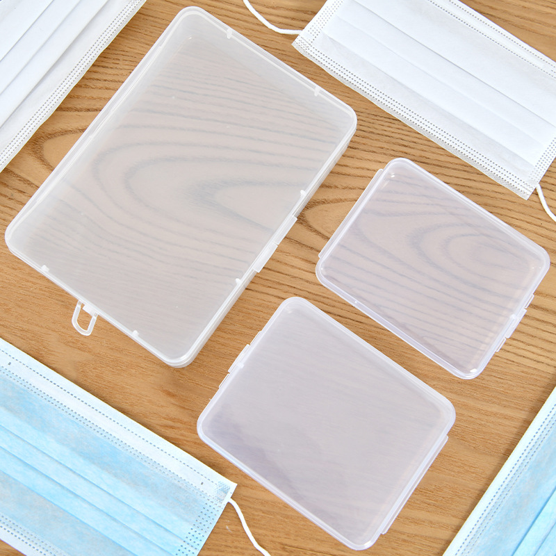 Portable dust-proof and moisture-proof mask box mask special storage box mask box