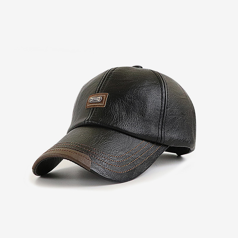Autumn and winter new men's baseball cap trend European and American fashion simple autumn and winter out baseball cap