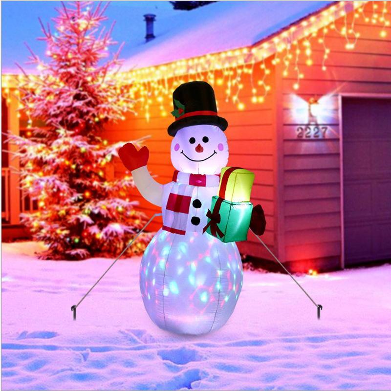 クリスマスの空気入れの空気入れのクリスマスの雪だるまのイルミネーションの発光装飾の空気入れのクリスマスの雪だるまのクロスボーダーの人気商品|undefined