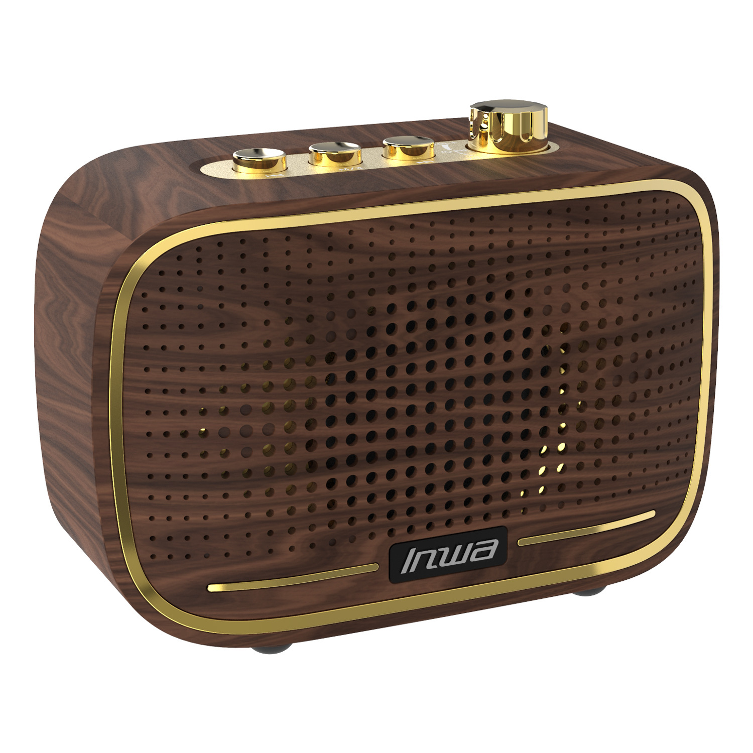 New Retro Bluetooth Speaker Mini Wireless Creative Gift Novelty Portable Home Study Desktop Speaker