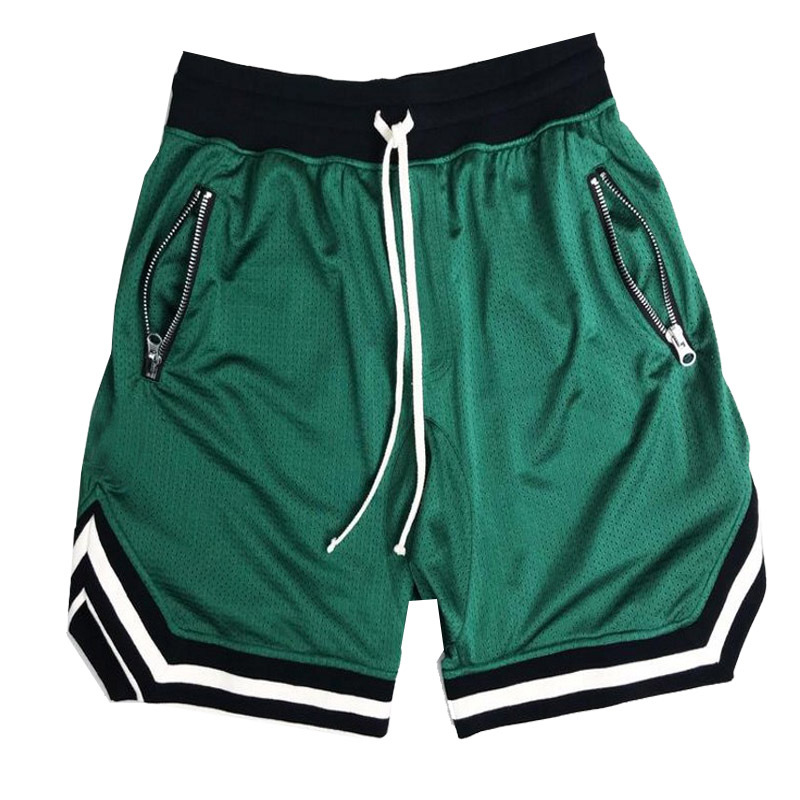 Men's Casual Shorts European and American Running Fitness Trendy Shorts Mesh Breathable Summer Loose Basketball Training Pants