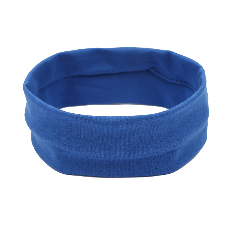 Cross-border Hot-selling Sports Hair Band Women's Outdoor Cycling Tennis Yoga Fitness Sweat-absorbing Hair Band Summer Sweat-guiding Band