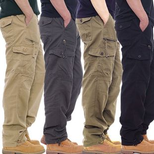 Workwear trousers men's loose camouflage men's plus fat plus size fat fashion casual youth casual pants wholesale