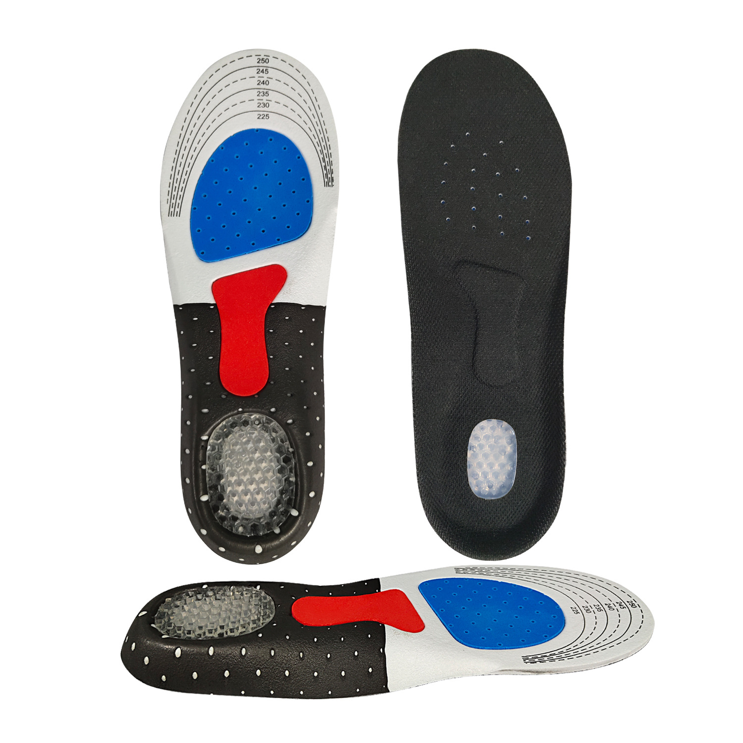 Hot sale military training sports insoles EVA basketball football honeycomb shock absorption running insoles sweat absorbent breathable spot wholesale