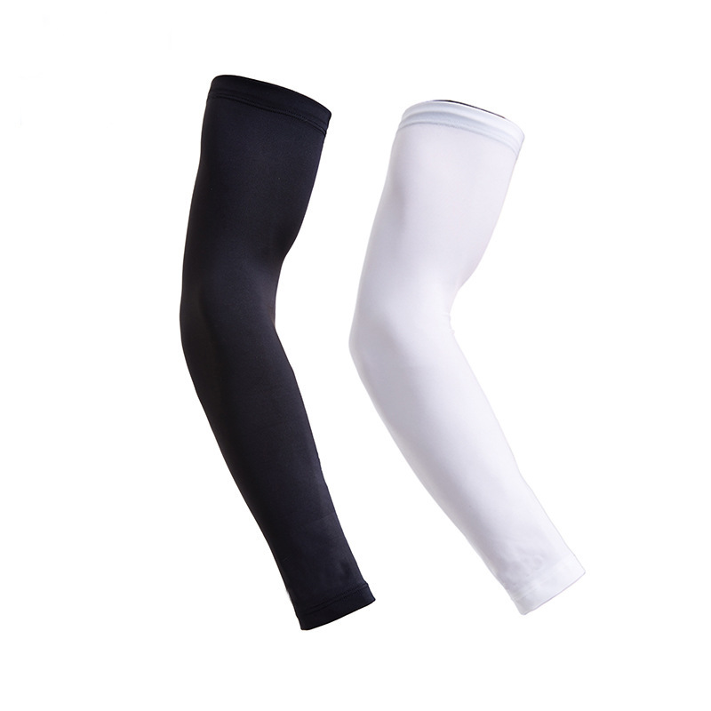 Basketball Arm Guard Lengthened Elbow Guard Wrist Guard Men's and Women's Sports Riding Running Fishing Protector Non-slip Breathable Sun Protection Sleeve