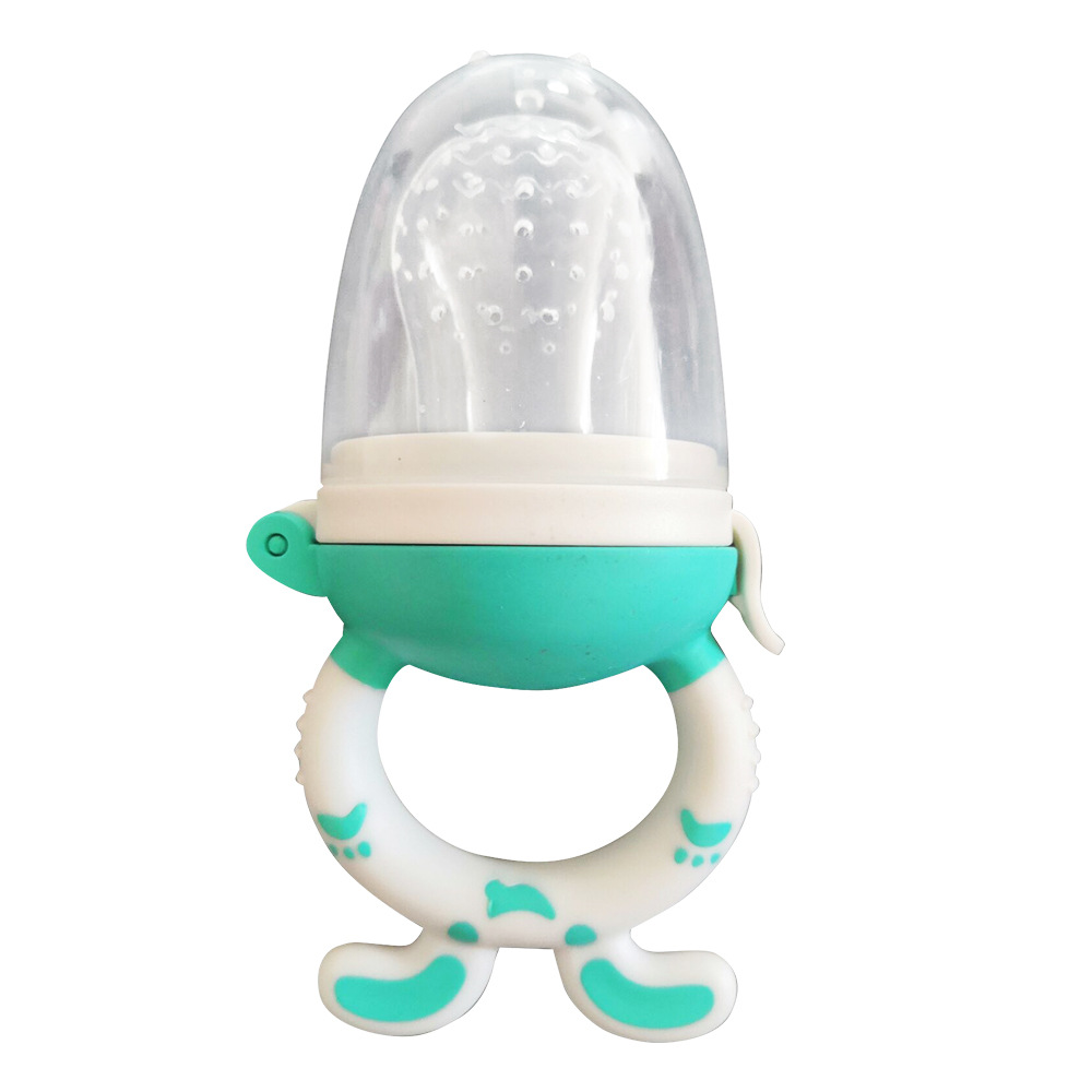 Baby fruit bite baby food supplement silicone mesh bag baby nutrition fruit and vegetable Music food supplement feeding device