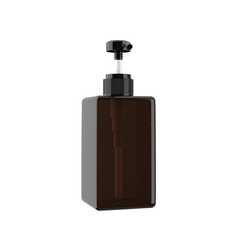 450ml square bottle Lotion bottle hand sanitizer shampoo shower gel sub-bottled PETG facial cleanser plastic bottle