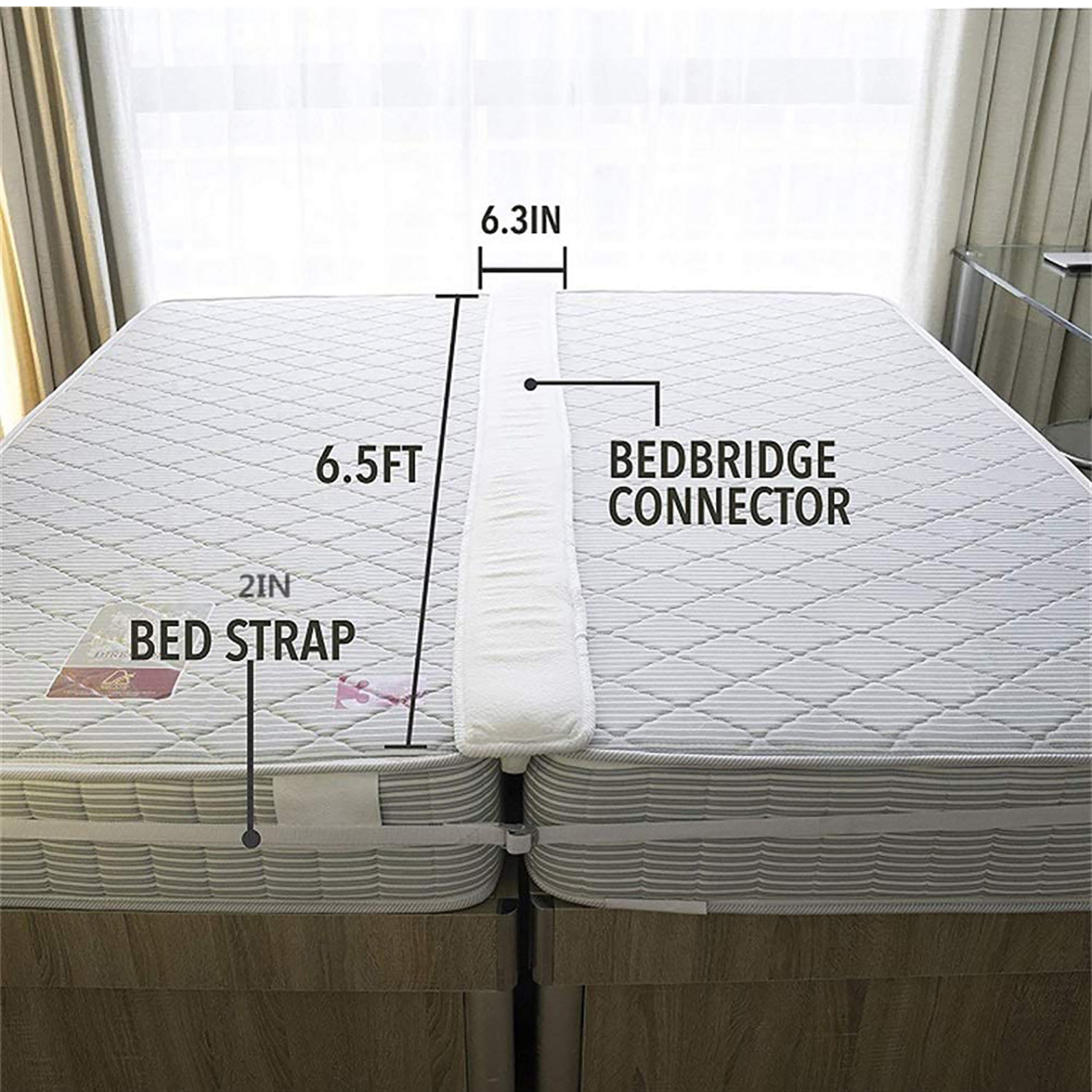 Bed Bridge mattress connector double bed bridge double mattress connection with bed seam set bed connector