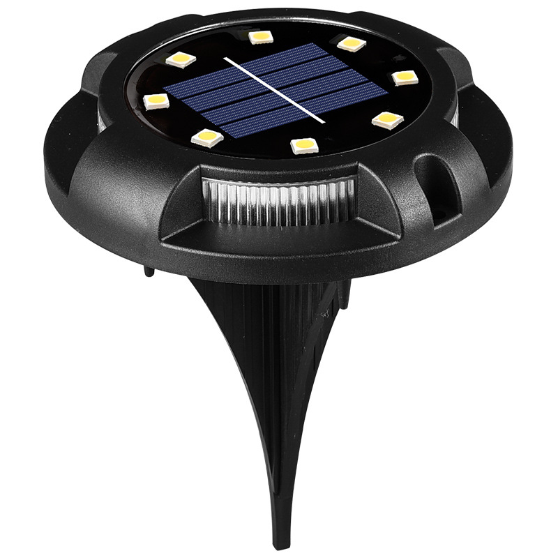 New outdoor solar underground lights LED side luminous deck lights lawn courtyard floor lights
